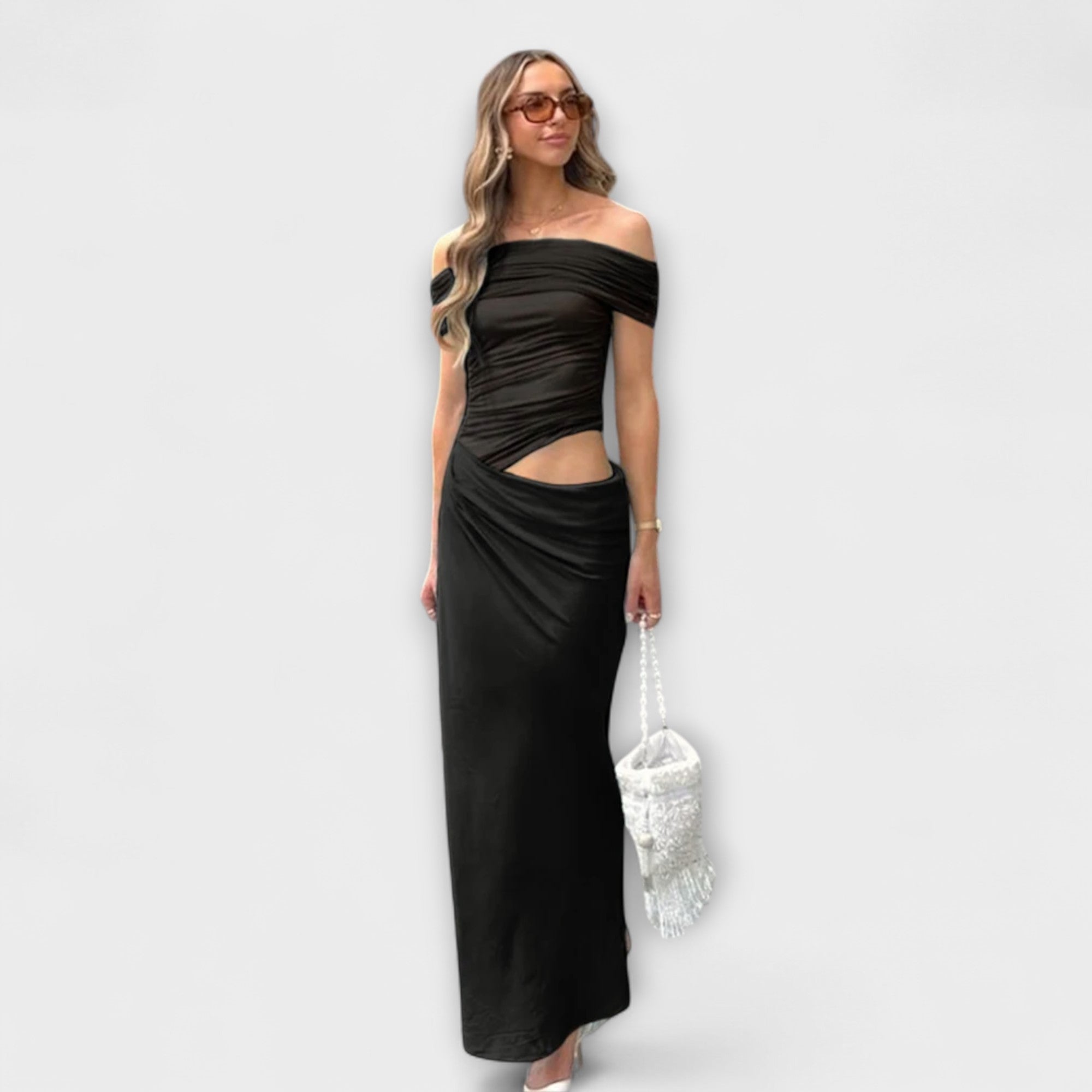 Puss - Rüschendes unregelmäßiges Kleid