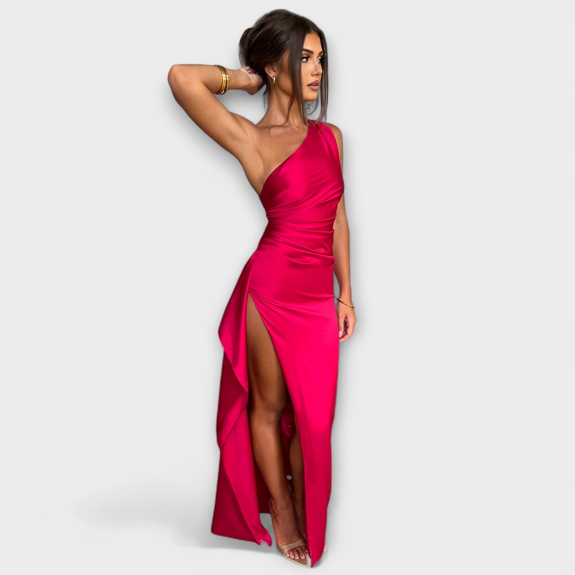 Maxikleid mit einem Schulterträger