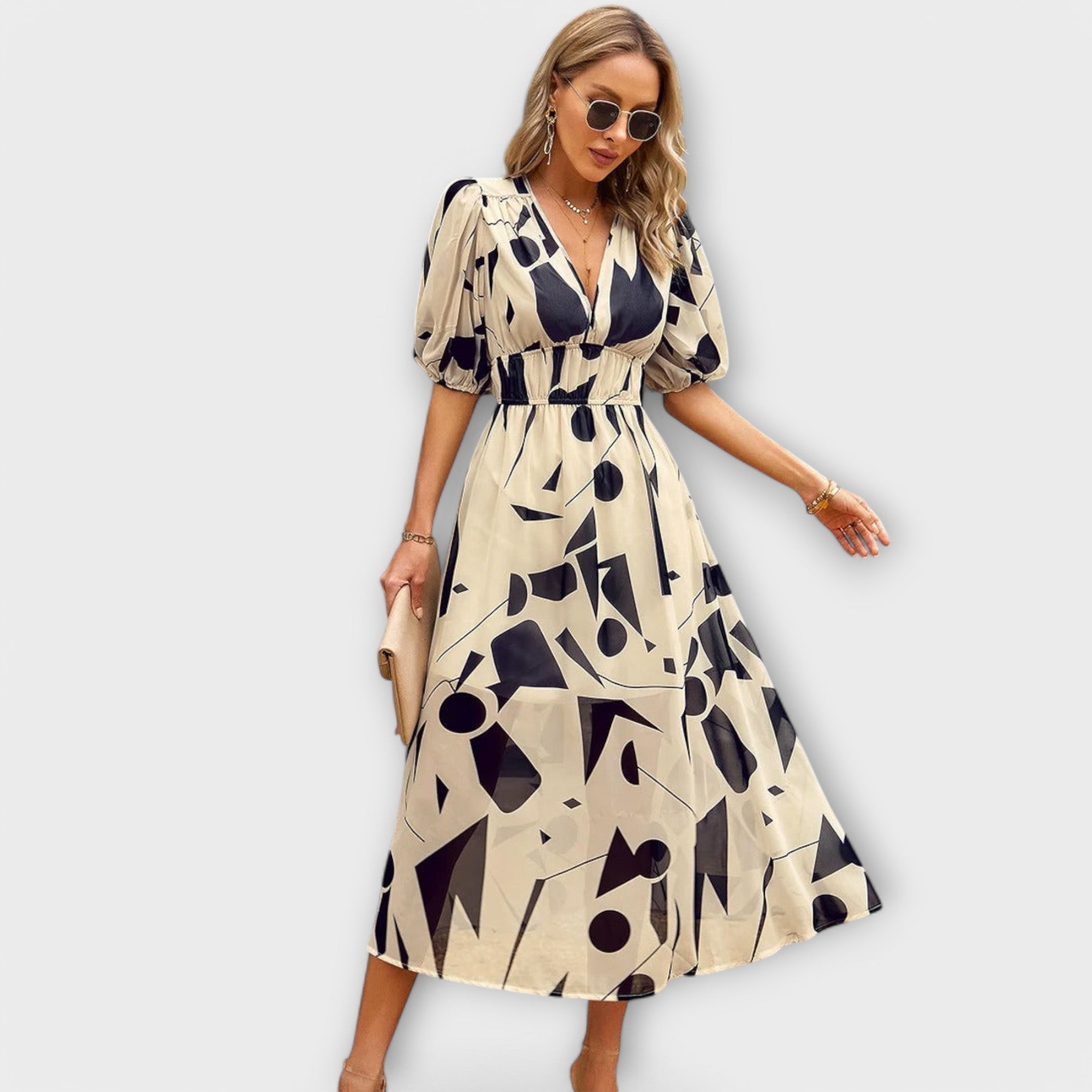 Mathilda - Stilvolles Midi-Kleid