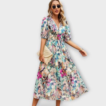Mathilda - Stilvolles Midi-Kleid