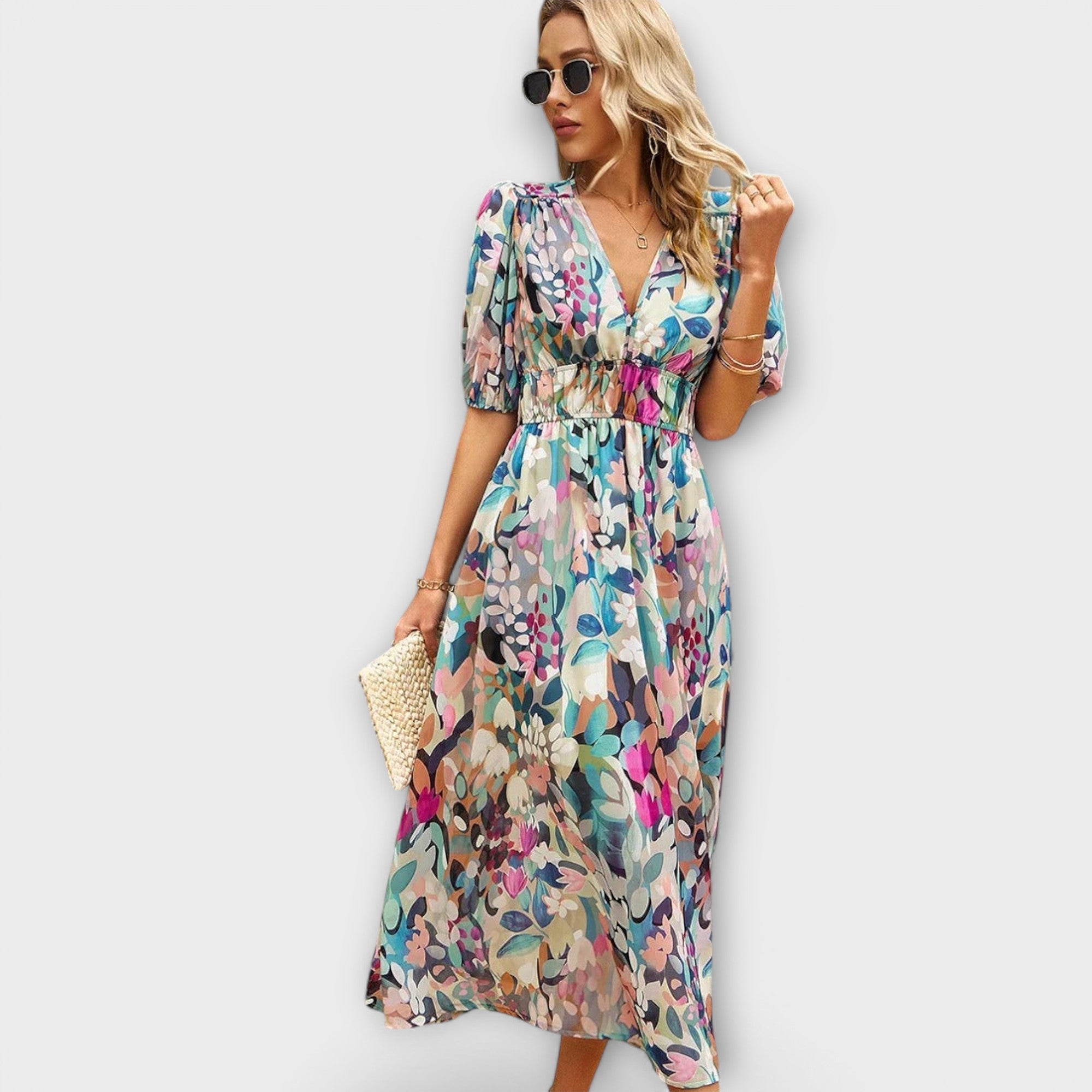 Mathilda - Stilvolles Midi-Kleid