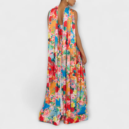 Harlow - Off-Shoulder Blumen-Maxikleid