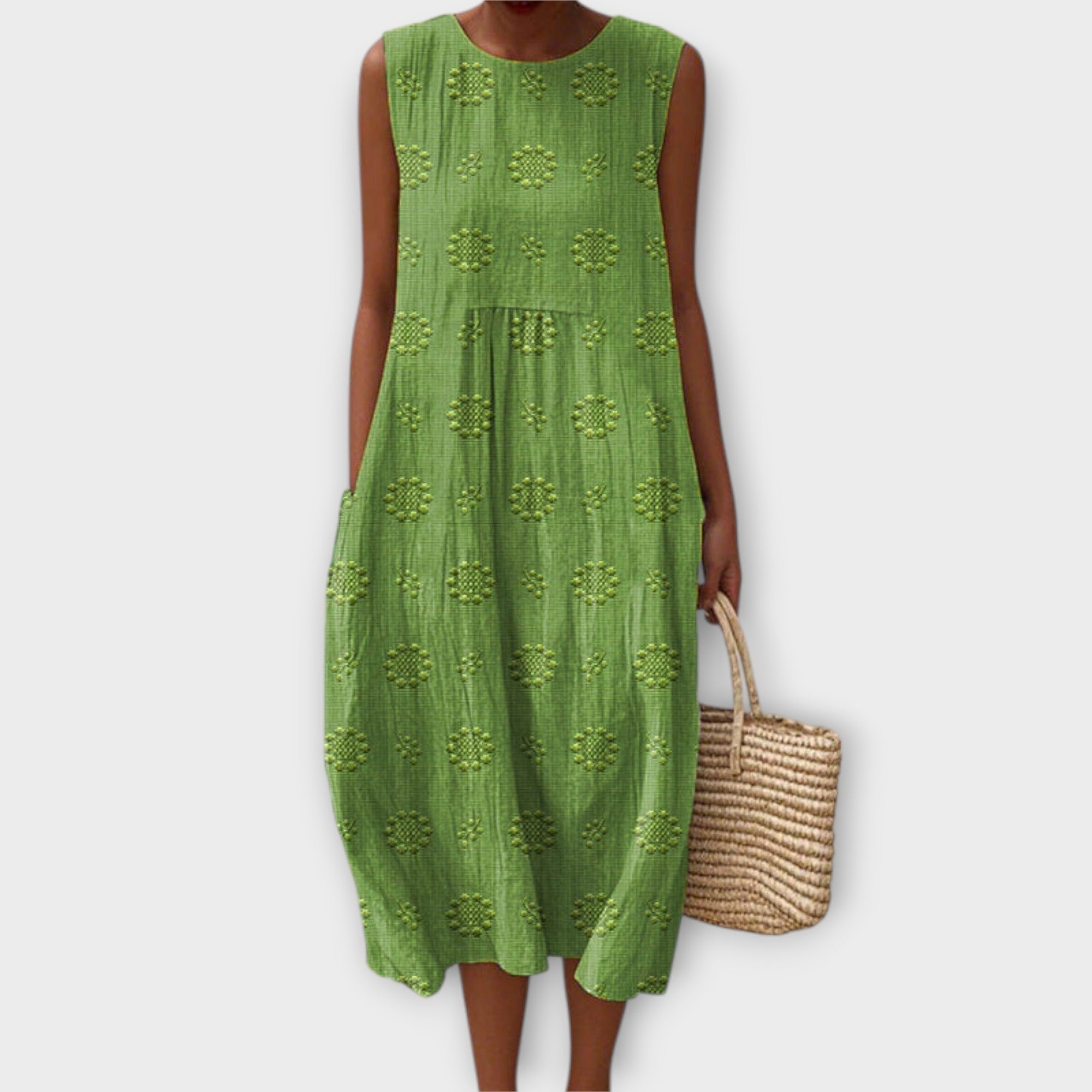 Ruth - Leichtes Baumwoll-Leinen-Kleid