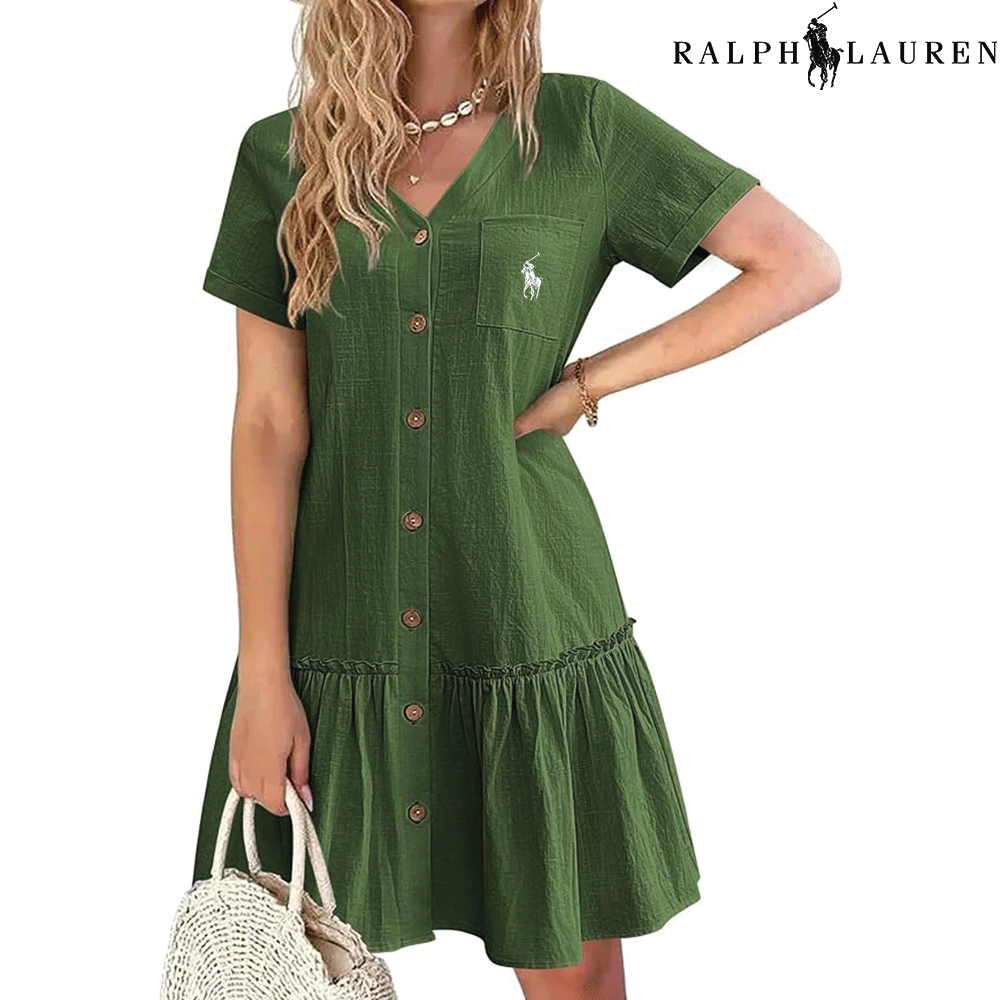 Ꮢalph Ꮮаᴜгеn – Sommerkleid mit Trägern