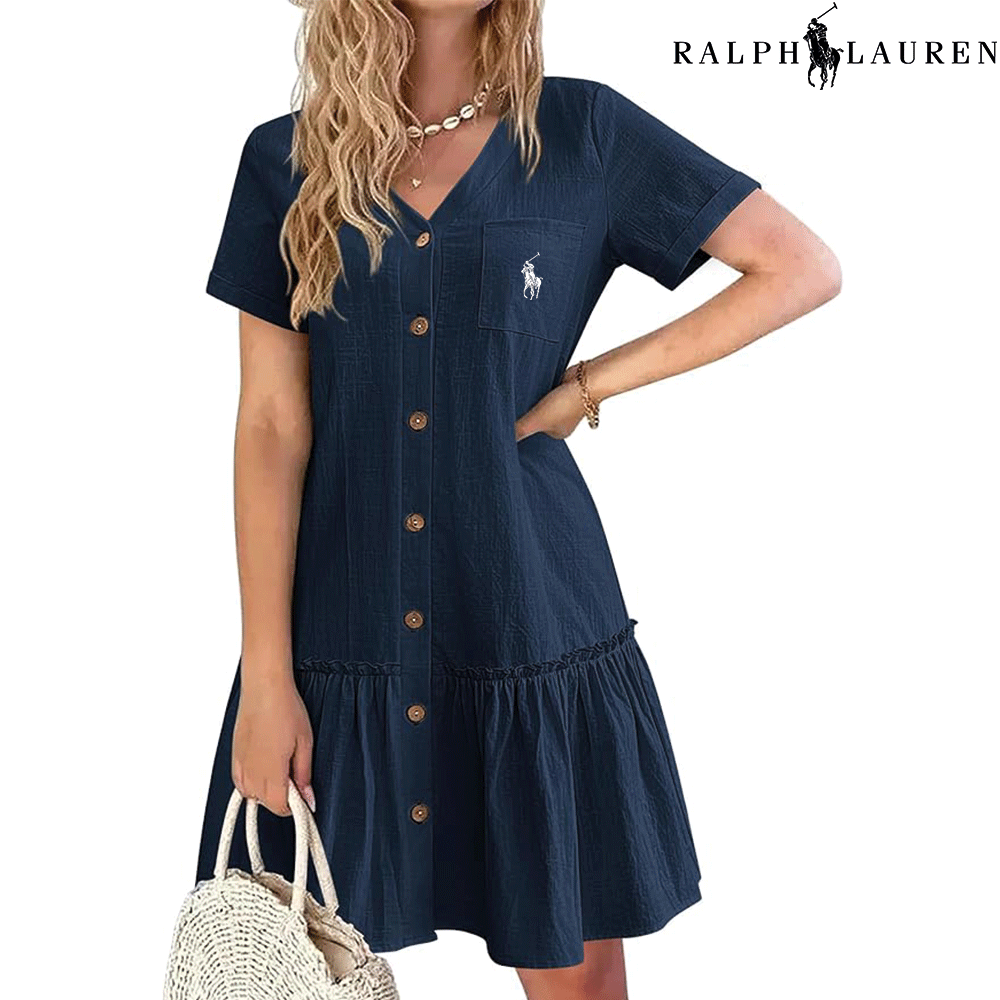 Ꮢalph Ꮮаᴜгеn – Sommerkleid mit Trägern